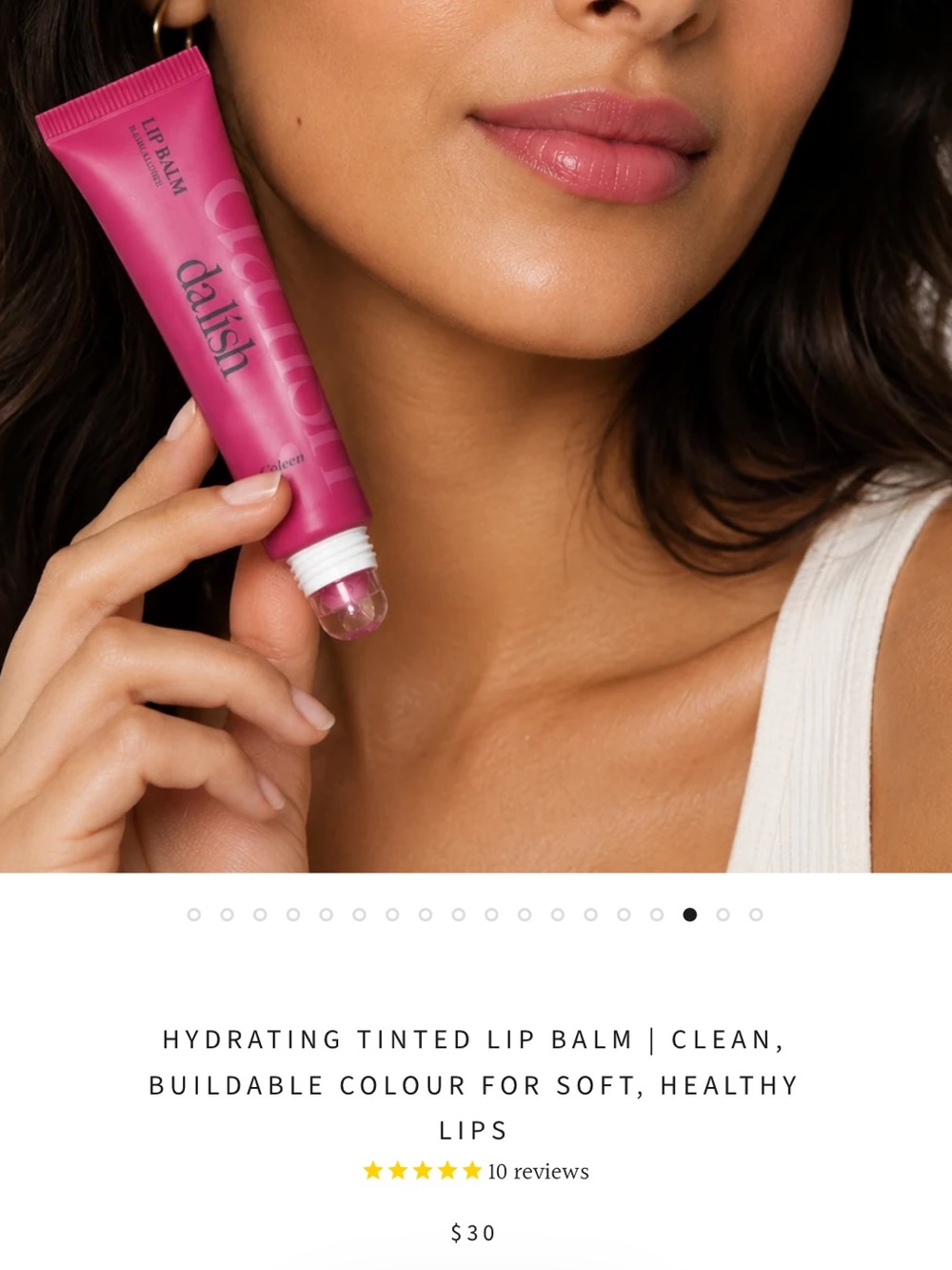 Lip Balm Tube – Pink Hydrating Balm
